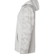 Side view of Tahoe Camo Fleece Hooded Sweatshirt