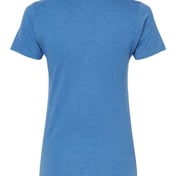 Back view of Women’s Premium Cotton Blend T-Shirt