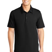 Front view of PosiCharge® Active Textured Polo