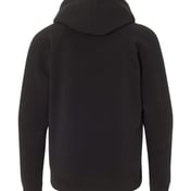 Back view of Youth Special Blend Raglan Hooded Sweatshirt