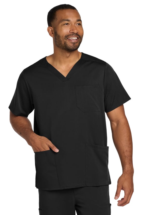 Front view of Men’s Premiere Flex V-Neck Top