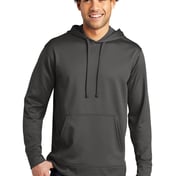 Front view of Performance Fleece Pullover Hooded Sweatshirt