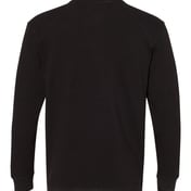 Back view of FitFlex French Terry Quarter-Zip Sweatshirt