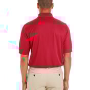 Back view of Men’s Pilot Textured Ottoman Polo