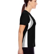 Side view of Ladies’ Short-Sleeve Athletic V-Neck Tournament Jersey