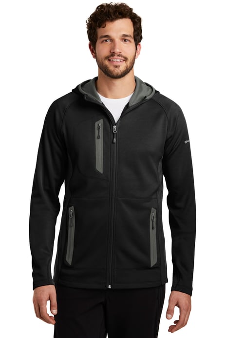 Frontview ofSport Hooded Full-Zip Fleece Jacket