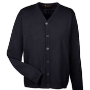 Front view of Pilbloc™ V-Neck Button Cardigan Sweater