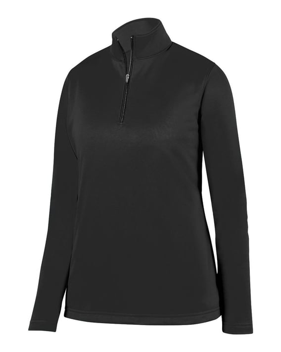 Front view of Women’s Wicking Fleece Quarter-Zip Pullover
