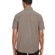 Back view of Men’s Aerobora Woven Short-Sleeve Shirt