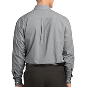 Back view of Plaid Pattern Easy Care Shirt
