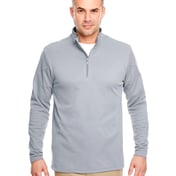 Front view of Adult Cool & Dry Sport Quarter-Zip Pullover Fleece