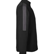 Side view of Market Snag Protect Mesh Colorblock Quarter-Zip Pullover