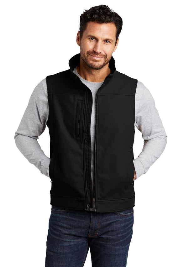 Front view of Duck Bonded Soft Shell Vest