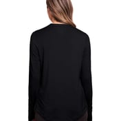 Back view of Women’s JAQ Snap-Up Stretch Performance Pullover