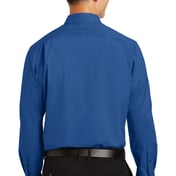 Back view of Tall SuperPro Twill Shirt
