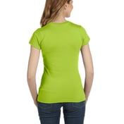 Back view of Ladies’ Lightweight Fitted T-Shirt
