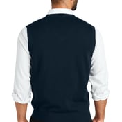 Back view of Easy Care Sweater Vest