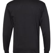 Back view of Workwear Long Sleeve Pocket T-Shirt