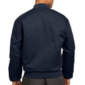 Back view of Team Style Jacket With Slash Pockets