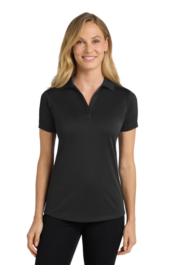 Front view of Women’s Diamond Jacquard Polo