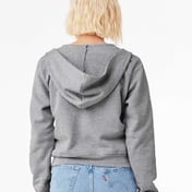 Back view of FWD Fashion Women’s Sponge Fleece Full-Zip Hoodie
