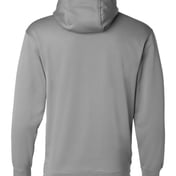 Back view of Wicking Fleece Hooded Sweatshirt