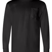 Front view of Union-Made Long Sleeve Pocket T-Shirt
