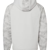 Back view of Tahoe Camo Fleece Hooded Sweatshirt