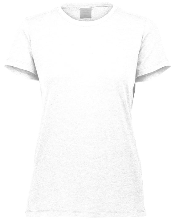 Front view of Ladies’ 3.8 Oz., Tri-Blend T-Shirt