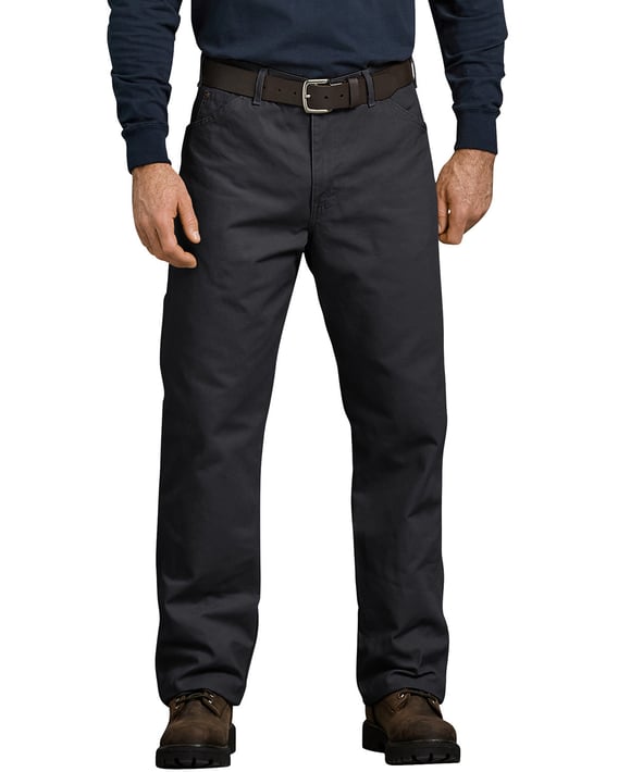 Front view of Unisex Relaxed Fit Straight Leg Carpenter Duck Jean Pant
