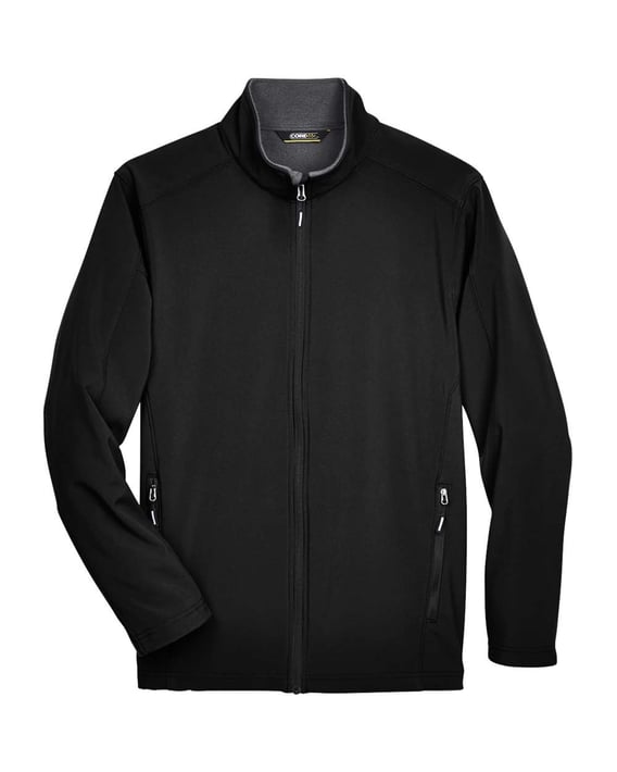 Front view of Tall Cruise Two-Layer Fleece Bonded Soft Shell Jacket