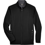 Front view of Tall Cruise Two-Layer Fleece Bonded Soft Shell Jacket