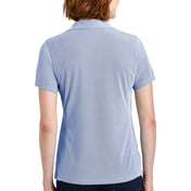Back view of Women’s Poly Oxford Pique Polo