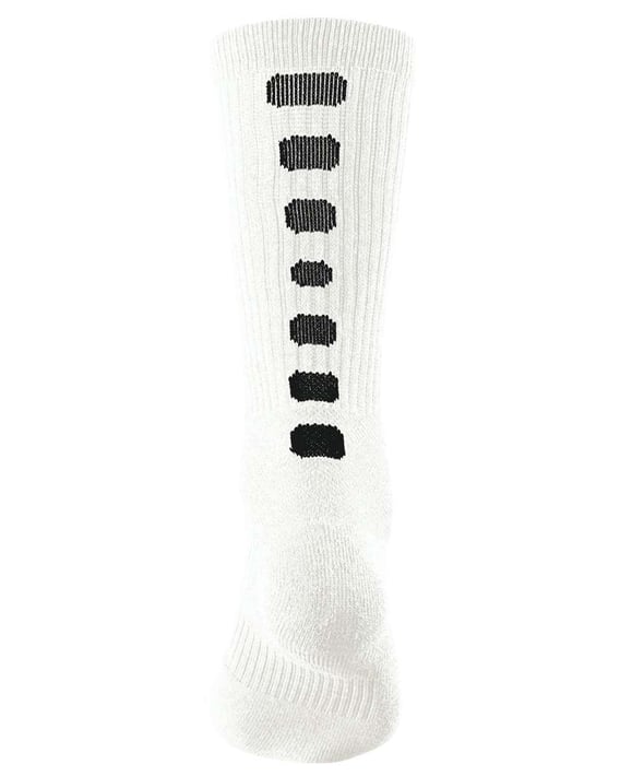 Front view of Colorblocked Crew Socks