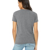 Back view of Ladies’ Relaxed Triblend T-Shirt