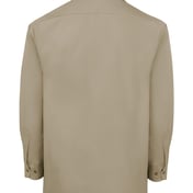 Back view of Heavyweight Cotton Long Sleeve Shirt