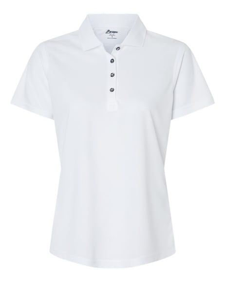 Front view of Women's Saratoga Performance Mini Mesh Polo