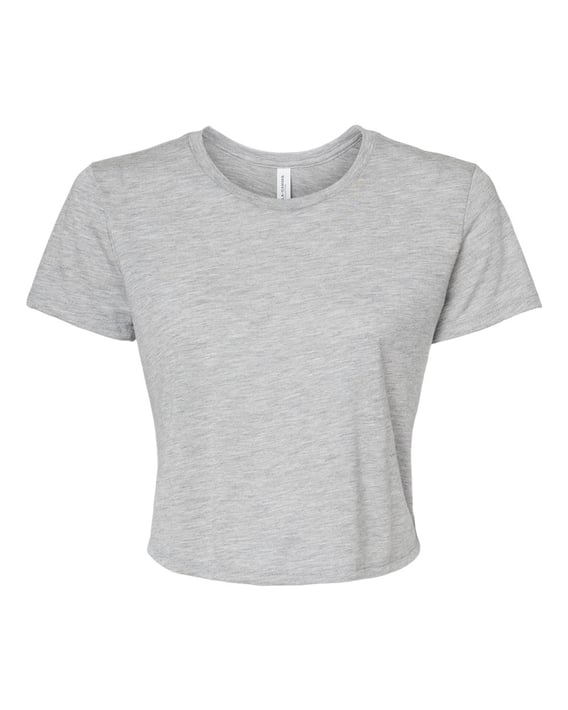 Front view of Women’s Flowy Crop Tee