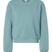Front view of ReFlex Women’s Fleece Crewneck Sweatshirt