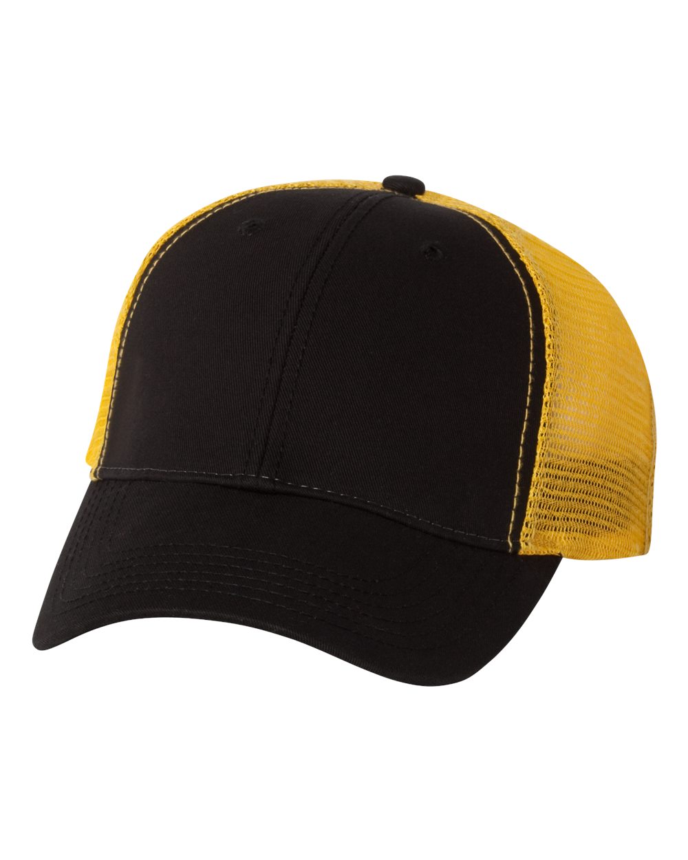 Front view of Bio-Washed Trucker Cap