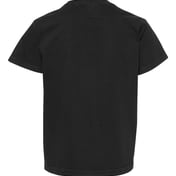 Back view of Garment-Dyed Youth Heavyweight T-Shirt