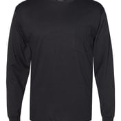 Front view of Workwear Long Sleeve Pocket T-Shirt