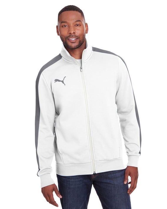 Front view of Adult Puma P48 Fleece Track Jacket