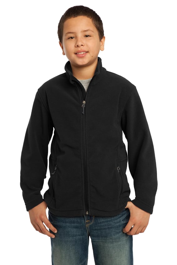 Front view of Youth Value Fleece Jacket