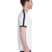 Side view of Men’s Retro Ringer T-Shirt