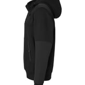 Side view of Mission Quarter-Zip Hooded Pullover