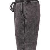 Side view of Mineral Wash Fleece Shorts