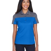Front view of Ladies’ Balance Colorblock Performance Piqué Polo