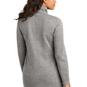 Back view of Women’s Arc Sweater Fleece Long Jacket