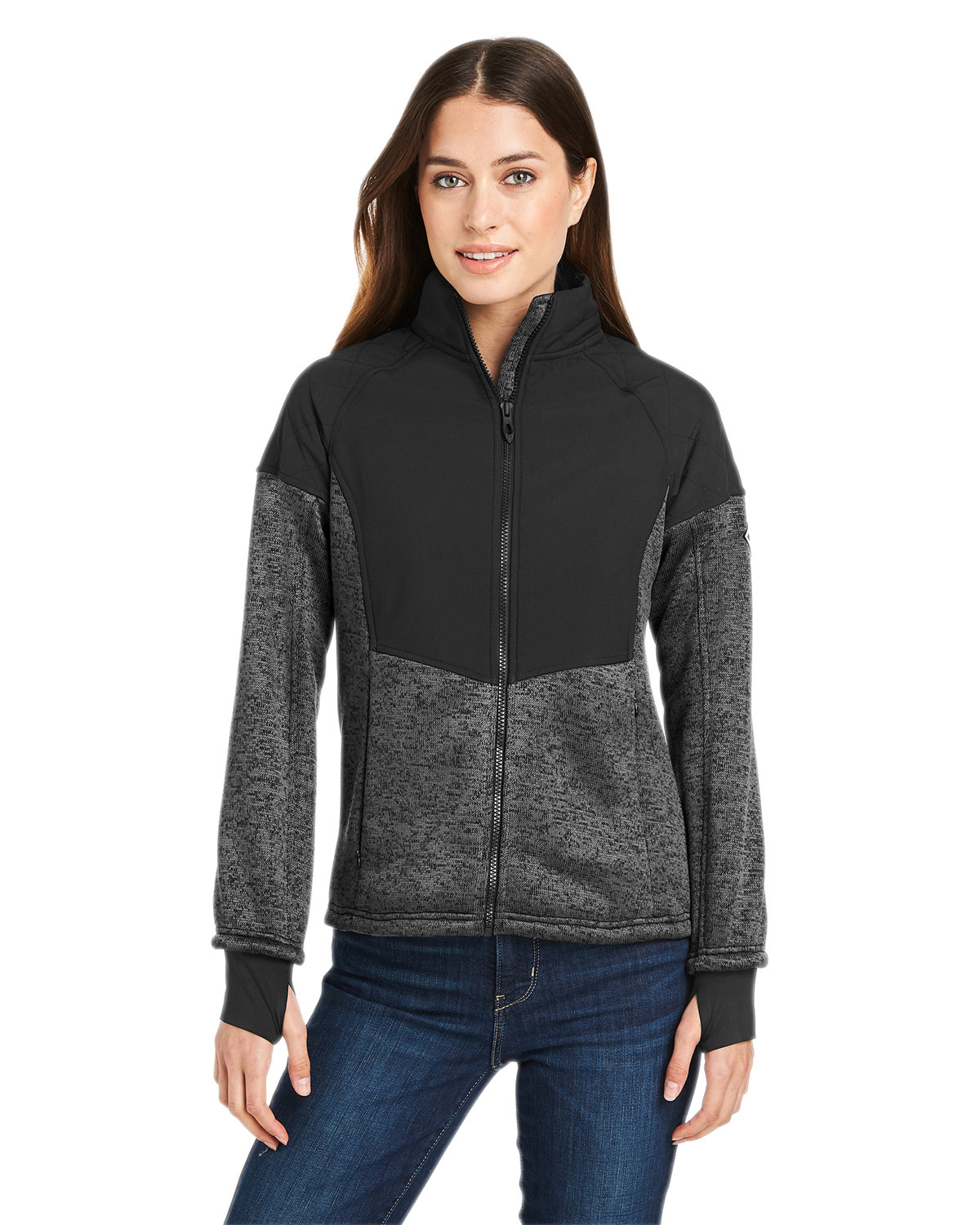 Front view of Ladies’ Passage Sweater Jacket